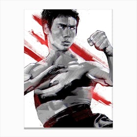 Bruce Lee V Canvas Print