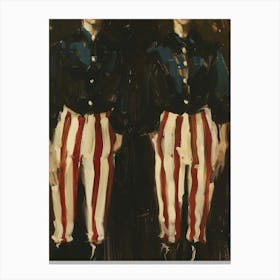 Two Americans 1 Canvas Print