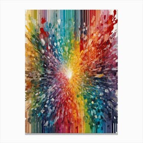 Rainbow Burst 1 Canvas Print