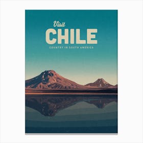 Visit Chile Canvas Print