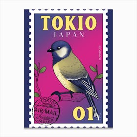 Tokio - A Japanese Bird Canvas Print