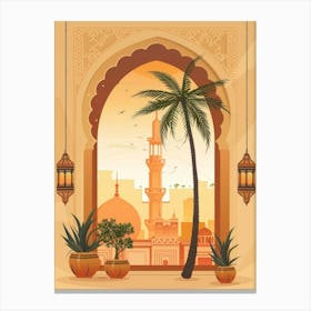 Islamic Background 1 Canvas Print