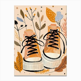 Autumn Sneakers Canvas Print