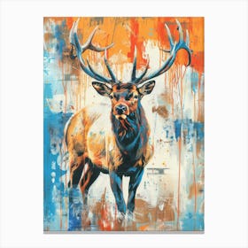 Elk Painting 1 Canvas Print