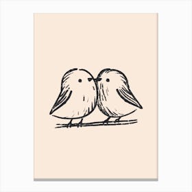 Tiny Birds Canvas Print