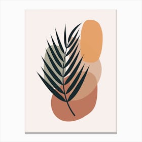 Abstract Palm Leaf Canvas Print