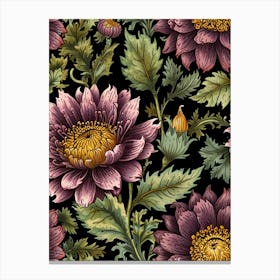 William Morris Seamless Floral Pattern Canvas Print