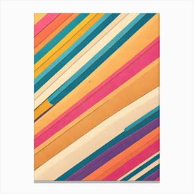 Colorful Stripes Canvas Print