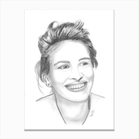 Julia Roberts Canvas Print