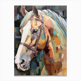 Horse Head Oil Painting Canvas Print