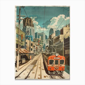 Osaka Mid Century Modern Canvas Print
