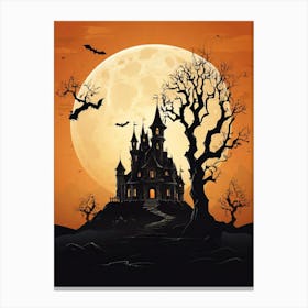 Halloween Castle 24 Canvas Print