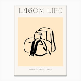 Lagom Life Canvas Print