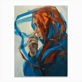 Woman With Red Hair 2 Canvas Print