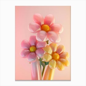 Dreamy Inflatable Flowers Cineraria 2 Canvas Print