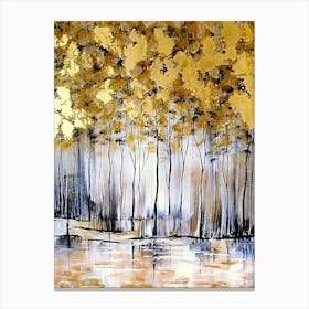 Golden Trees Canvas Print