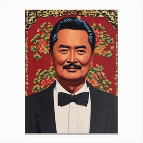 Chow Yun Fat Illustration Movies Canvas Print