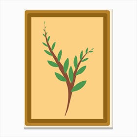 Plant Icon Vector Illustration Canvas Print