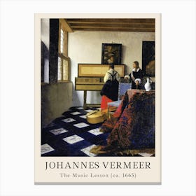 Johannes Vermeer 1 Canvas Print