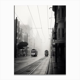 San Francisco, Black And White Analogue Photograph 2 Canvas Print