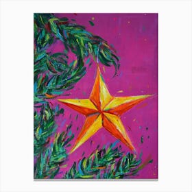 Christmas Star Canvas Print