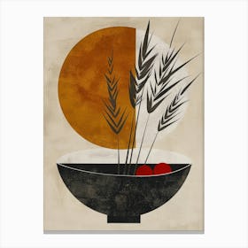 Wheat In A Bowl Canvas Print