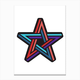 Impossible Star Canvas Print