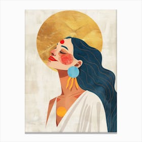 Woman In Gold 4 Canvas Print