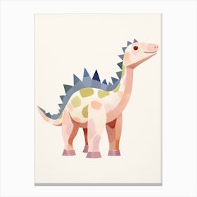 Nursery Dinosaur Art Pachycephalosaurus 4 Canvas Print