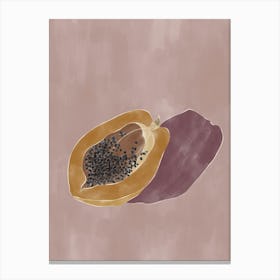 Papaya Canvas Print