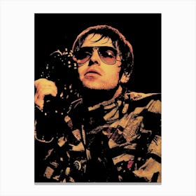 liam gallagher oasis britpop music band 3 Canvas Print