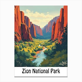 Zion National Park Canvas Print