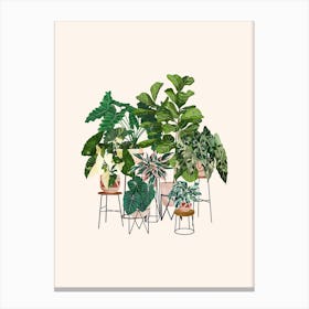 Plant Friends 10 Canvas Print