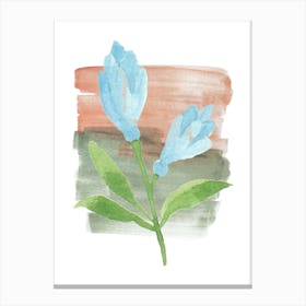 Watercolor Flowers 30 Canvas Print