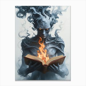 Book Of Fire 2 Canvas Print