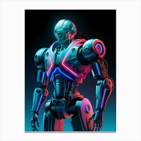 Robot Art Canvas Print