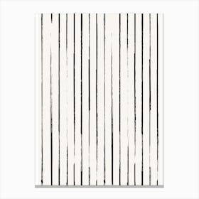 Black And White Stripes Canvas Print