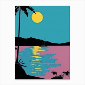 Minimal Design Style Of Fiji 3 Canvas Print