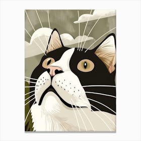 Cat In The Sky 11 Canvas Print