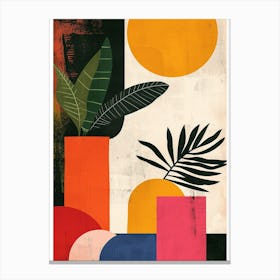 Abstract Painting Botanical Boho Contemporary Design Canvas Print