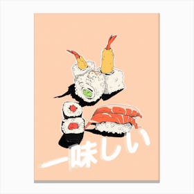 Sushi Yummy Canvas Print