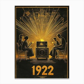 Aihrgdesign A Vintage Technology Poster Celebrating The Radio 31ea9f7b F13e 410c 8d25 Ab6c2dafa51c 1 Lienzos