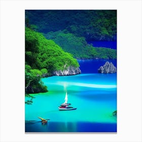 Mergui Archipelago Myanmar Pop Art Photography Tropical Destination Canvas Print