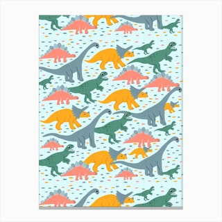 Dinosaurs  Canvas Print