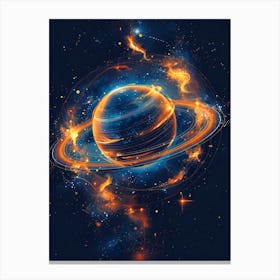 Saturn 7 Canvas Print