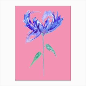 Blue Flower Canvas Print