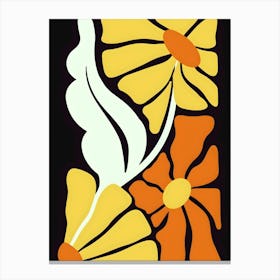 Henri Matisse Flowers And Leaves Canvas Print