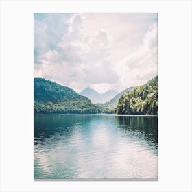 Alpsee Mountain Lake 2 Canvas Print