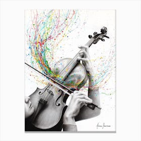 The Violin Solo Canvas Print