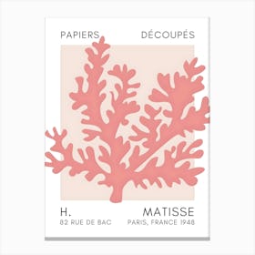 Henri Matisse Coral Reef 7 Canvas Print